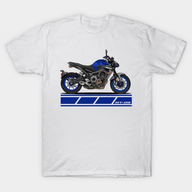 Motorbike Yamaha MT09 T-Shirt by idrdesign